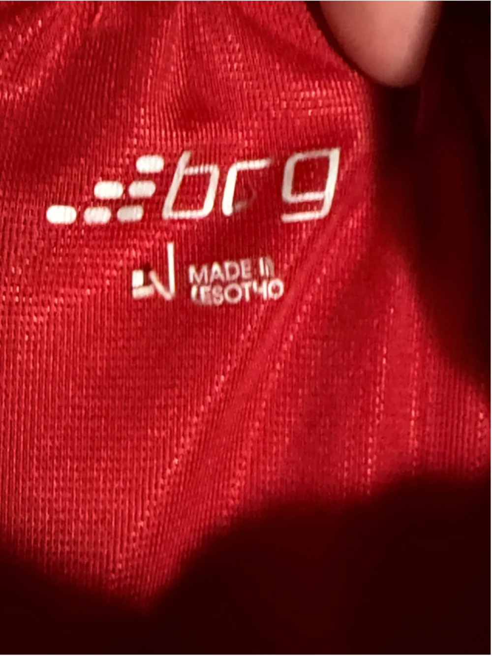 Men's brg Athletic Shorts Size L Red